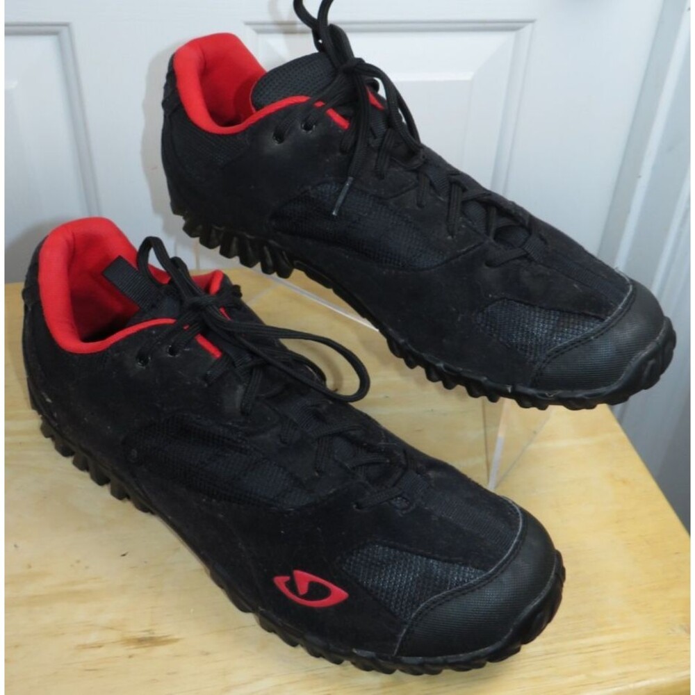 Giro Junction Cycling Shoes Mens 13 EU 47 Black/Red SPD 2-Bolt MTB